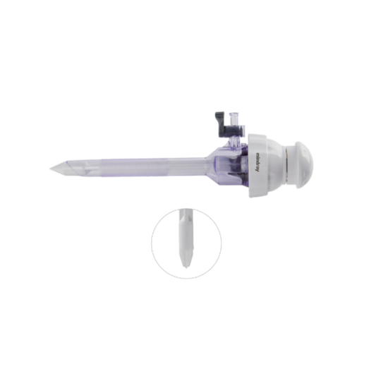 Trocar Desechable Set De 2 Camisas Y 1 Punzon Sin Navaja #12 Ø12.5x110 121-81855 Marca Mindray